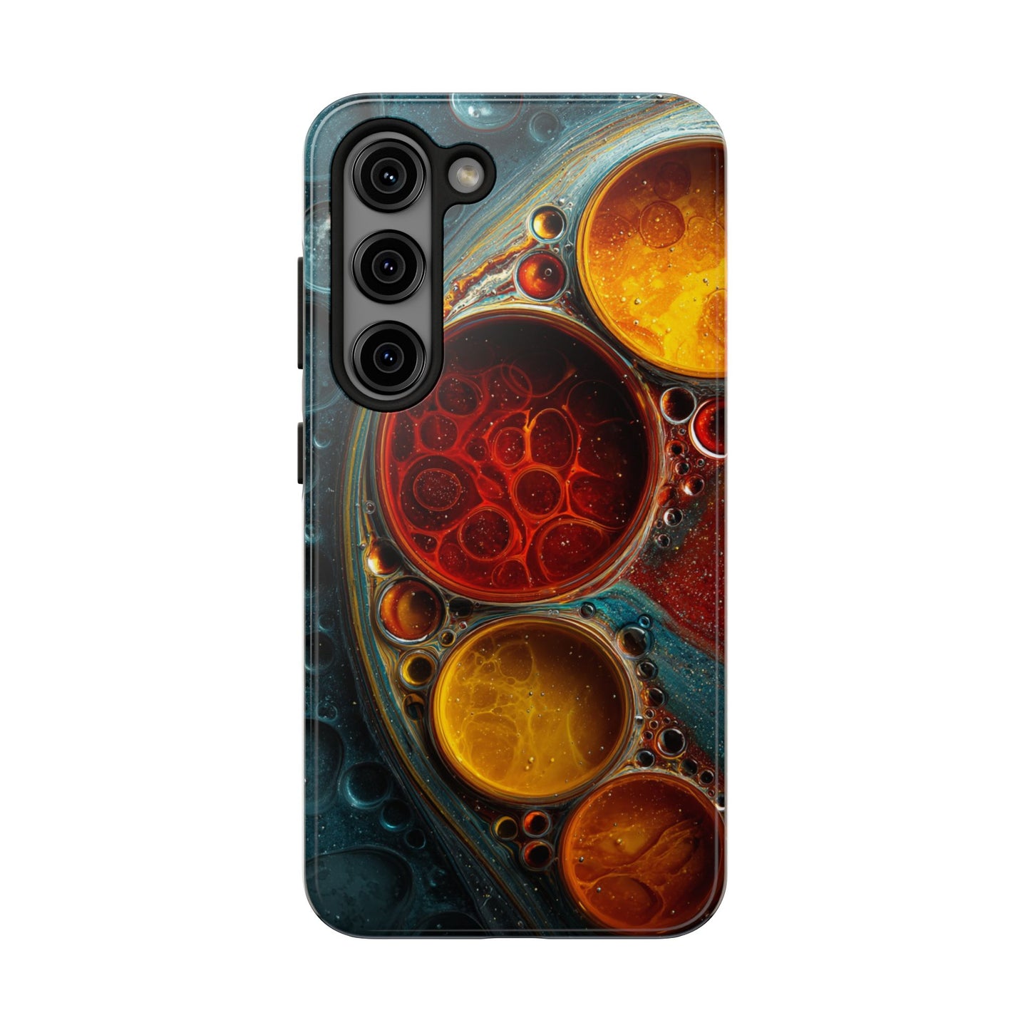 Vibrant Abstract Tough Phone Case - Durable Protection with Artistic Design