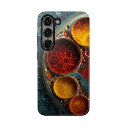 Vibrant Abstract Tough Phone Case - Durable Protection with Artistic Design