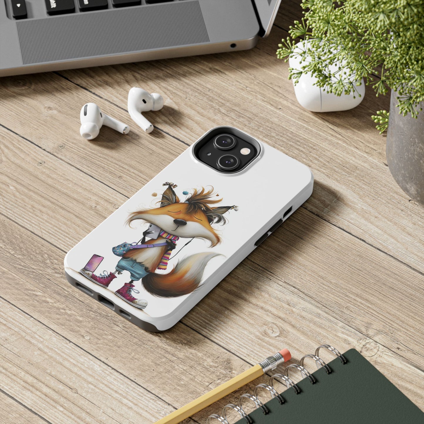 Cute Fox Phone Case – Tough, Cartoon Design for Animal Lovers & Fun Gifts