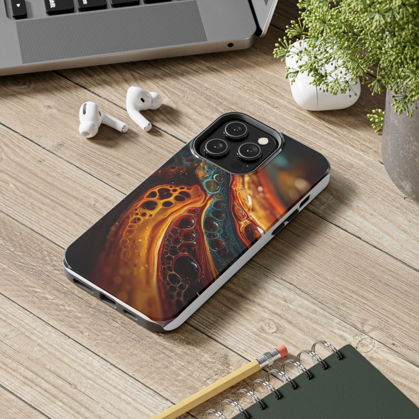 Vibrant Abstract Tough Phone Cases – Durable & Stylish Protection