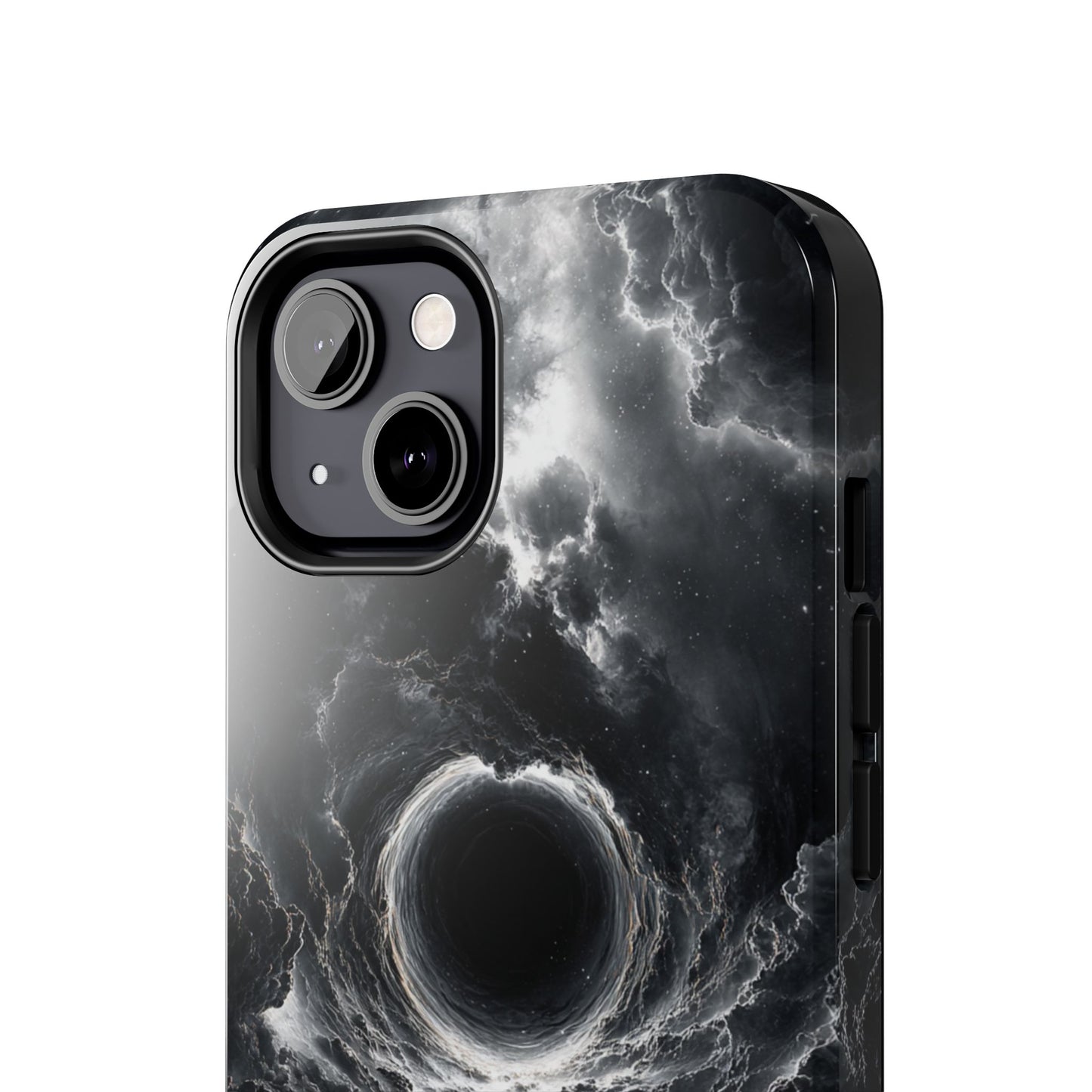 Cosmic Black Hole Tough Phone Case | Sleek Sci-Fi Protection, Unique Art Accessory for Tech Lovers by Skipper