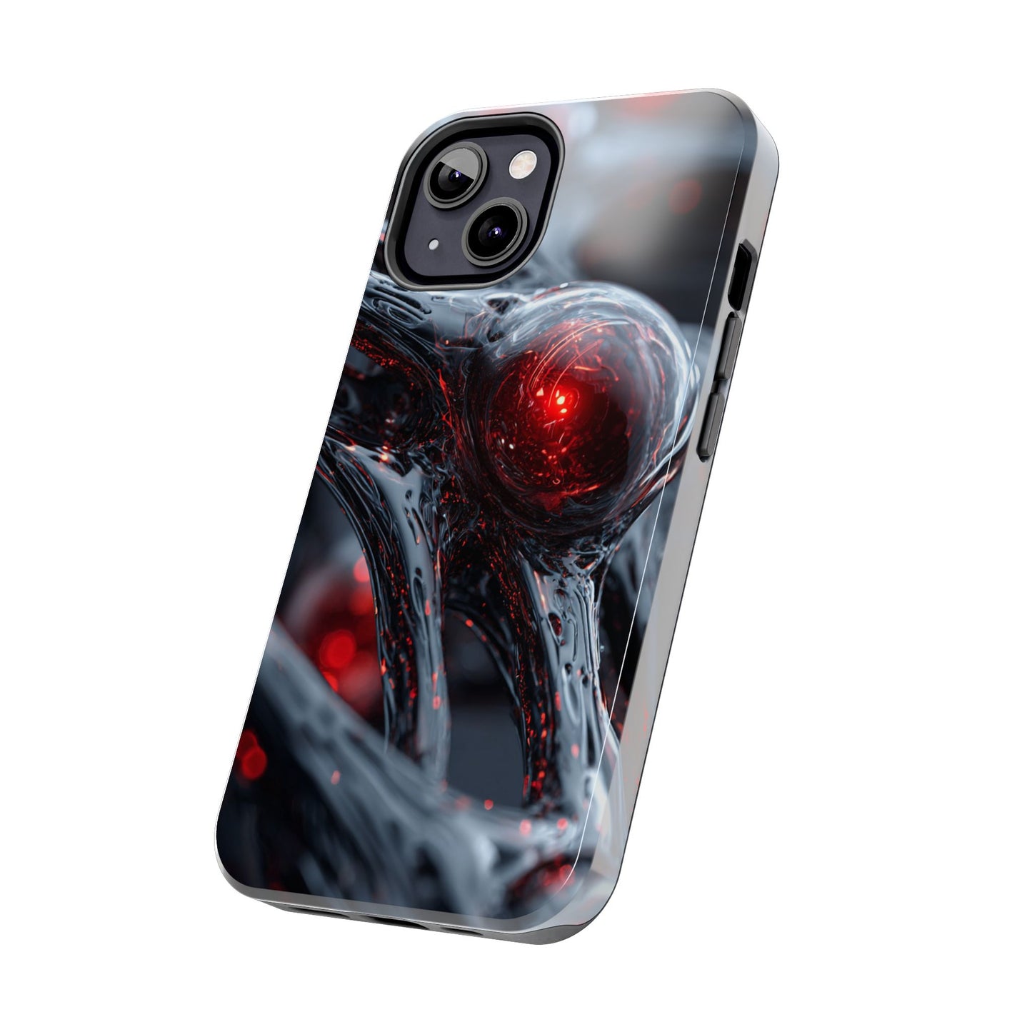 Tough Phone Case with Abstract Design, Durable Phone Cover, Trendy Mobile Accessory, Gift for Tech Lovers, Stylish Phone Protector