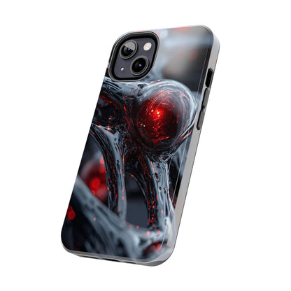 Tough Phone Case with Abstract Design, Durable Phone Cover, Trendy Mobile Accessory, Gift for Tech Lovers, Stylish Phone Protector