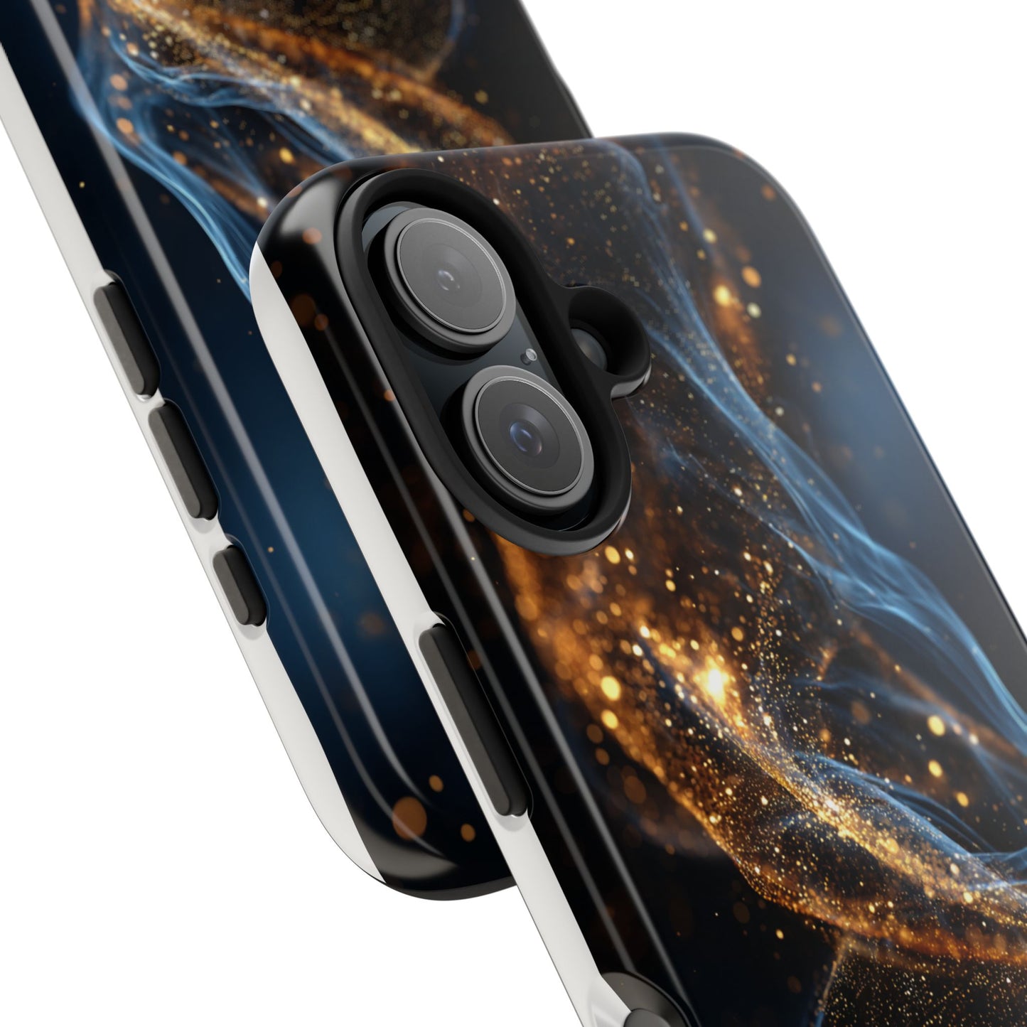 Elegant Gold Swirl Tough Phone Case – Durable & Stylish Protection for Your Device