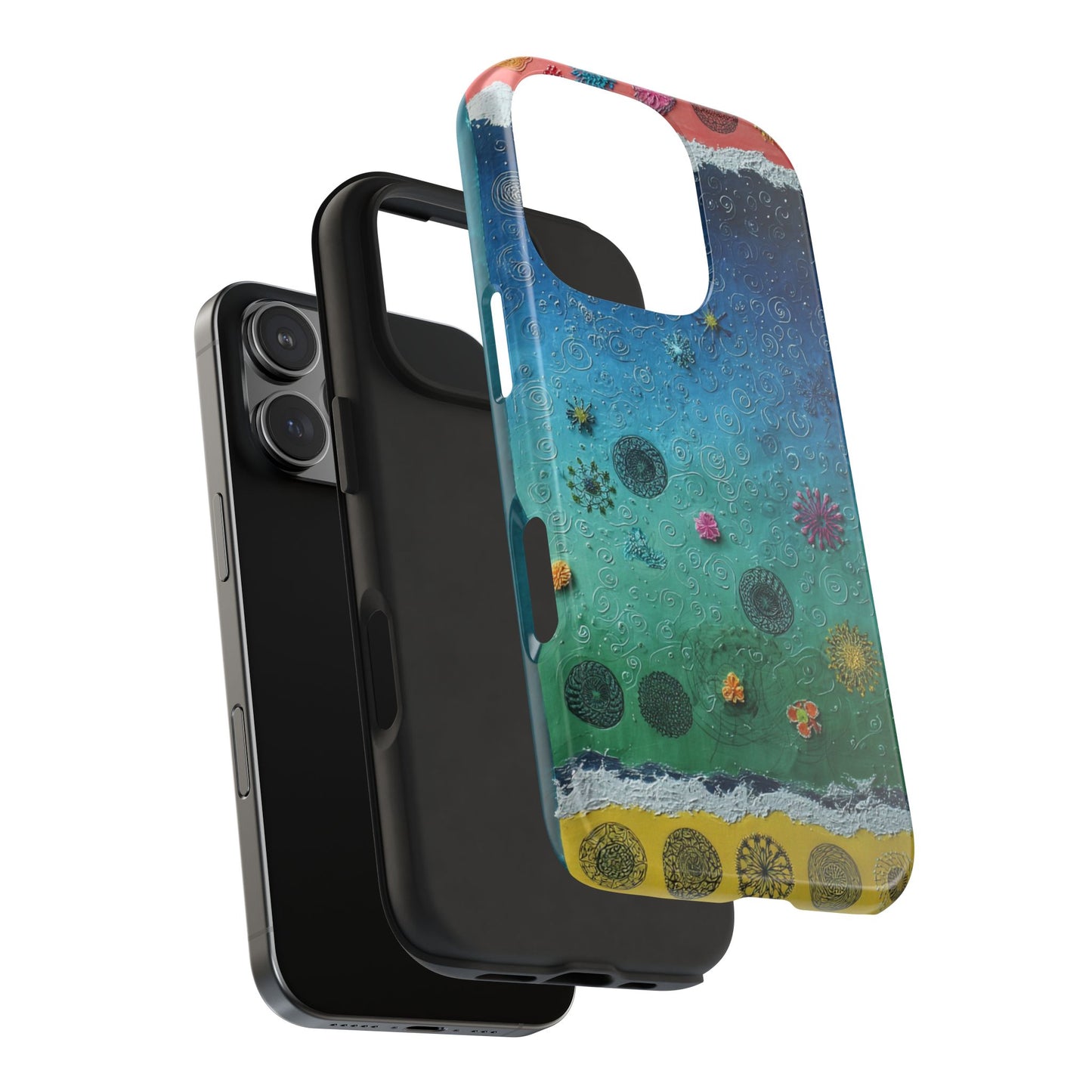 Vibrant Tough Phone Cases, Colorful Smartphone Accessories, Unique Phone Cover, Gift for Her, Artsy Tech Gear, Summer Vibe