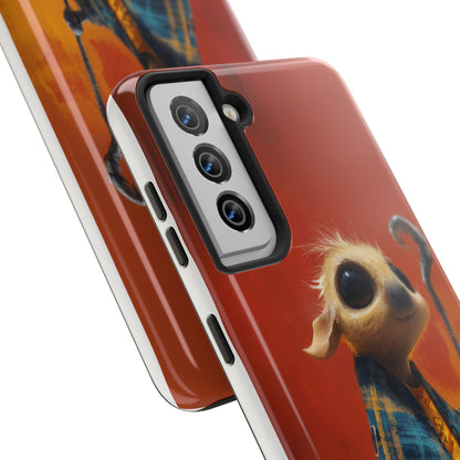 Whimsical Tough Phone Case - Cute Character Design for Kids & Adults