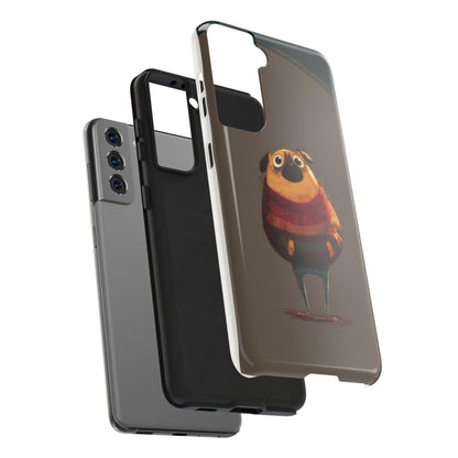 Cute Pug Tough Phone Case - Durable & Stylish Protection for Pet Lovers