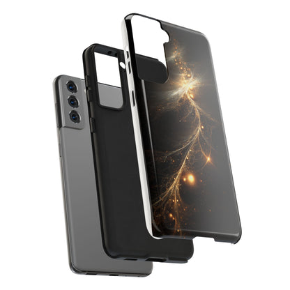 Cosmic Glow Tough Phone Case - Galaxy Design for Sci-Fi Lovers