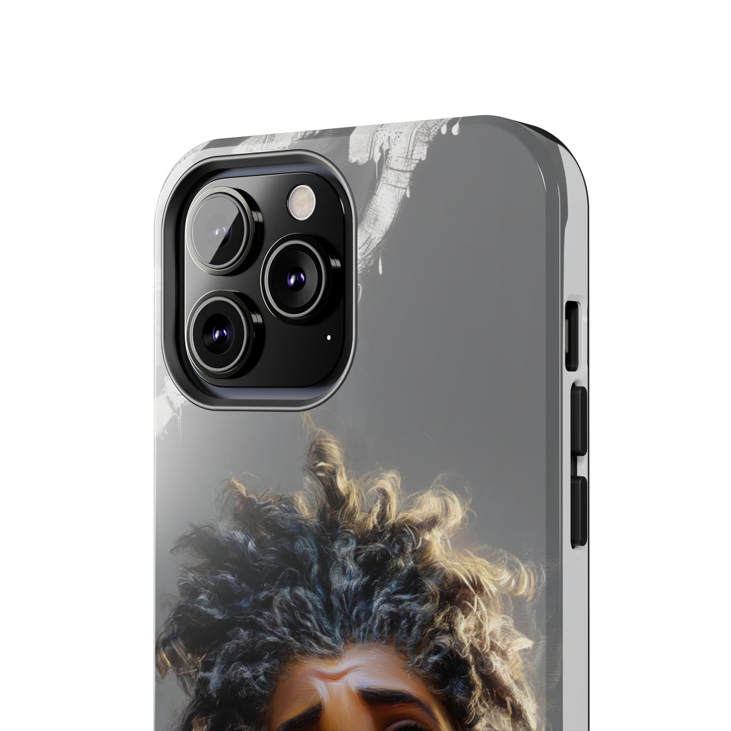 Whimsical Tough Phone Case - Artistic Design for Kids and Tweens