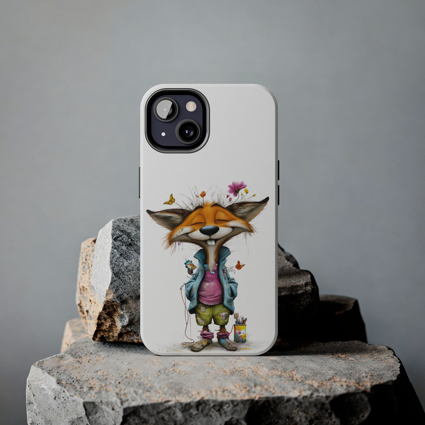 Whimsical Fox Tough Phone Case | Cute Animal Cover by Skipper