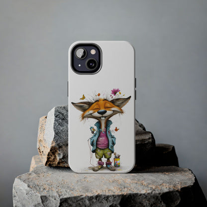 Whimsical Fox Tough Phone Case | Cute Animal Cover by Skipper