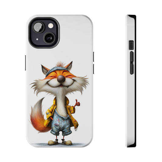 Playful Fox Tough Phone Case | Cute Cartoon Animal Cover by Skipper
