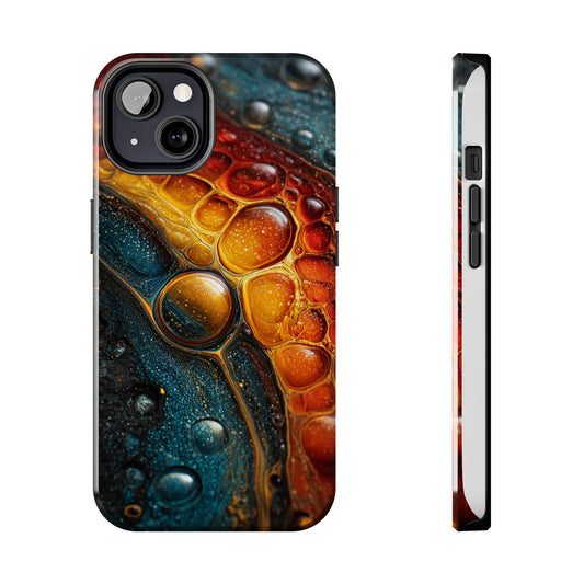 Abstract Art Tough Phone Case - Colorful Design for Stylish Protection