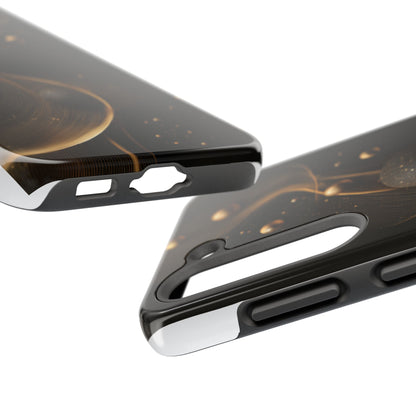 Elegant Abstract Galaxy Tough Phone Case - Perfect for Cosmic Art Lovers