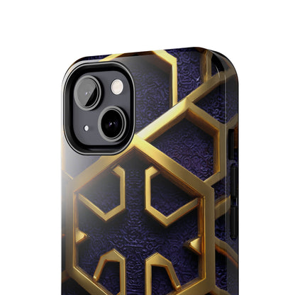 Elegant Geometric Tough Phone Case by Skipper – Durable Stylish Protection & Creative Gift for Tech Lovers