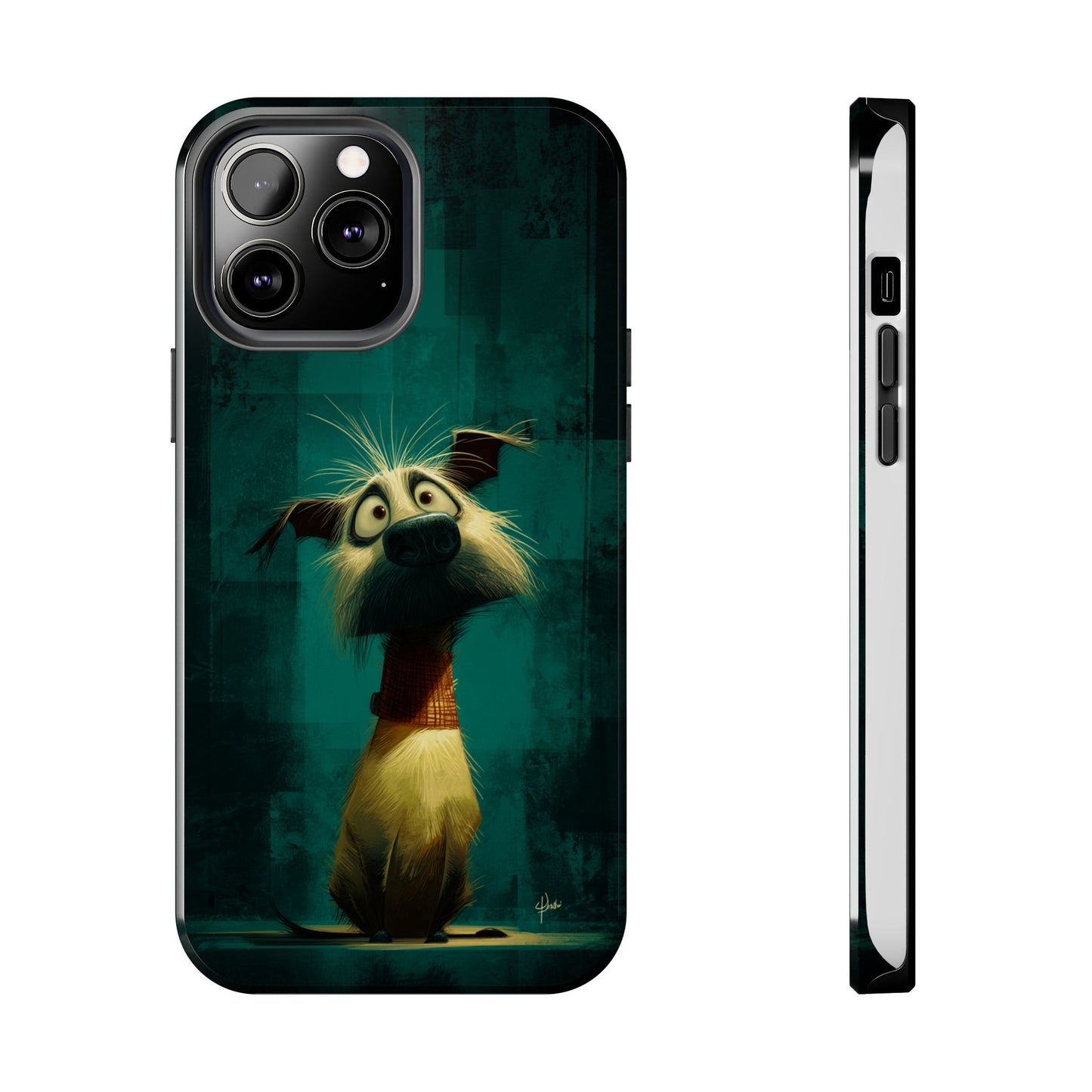 Cute Pet-Inspired Tough Phone Case - Ideal for Animal Lovers