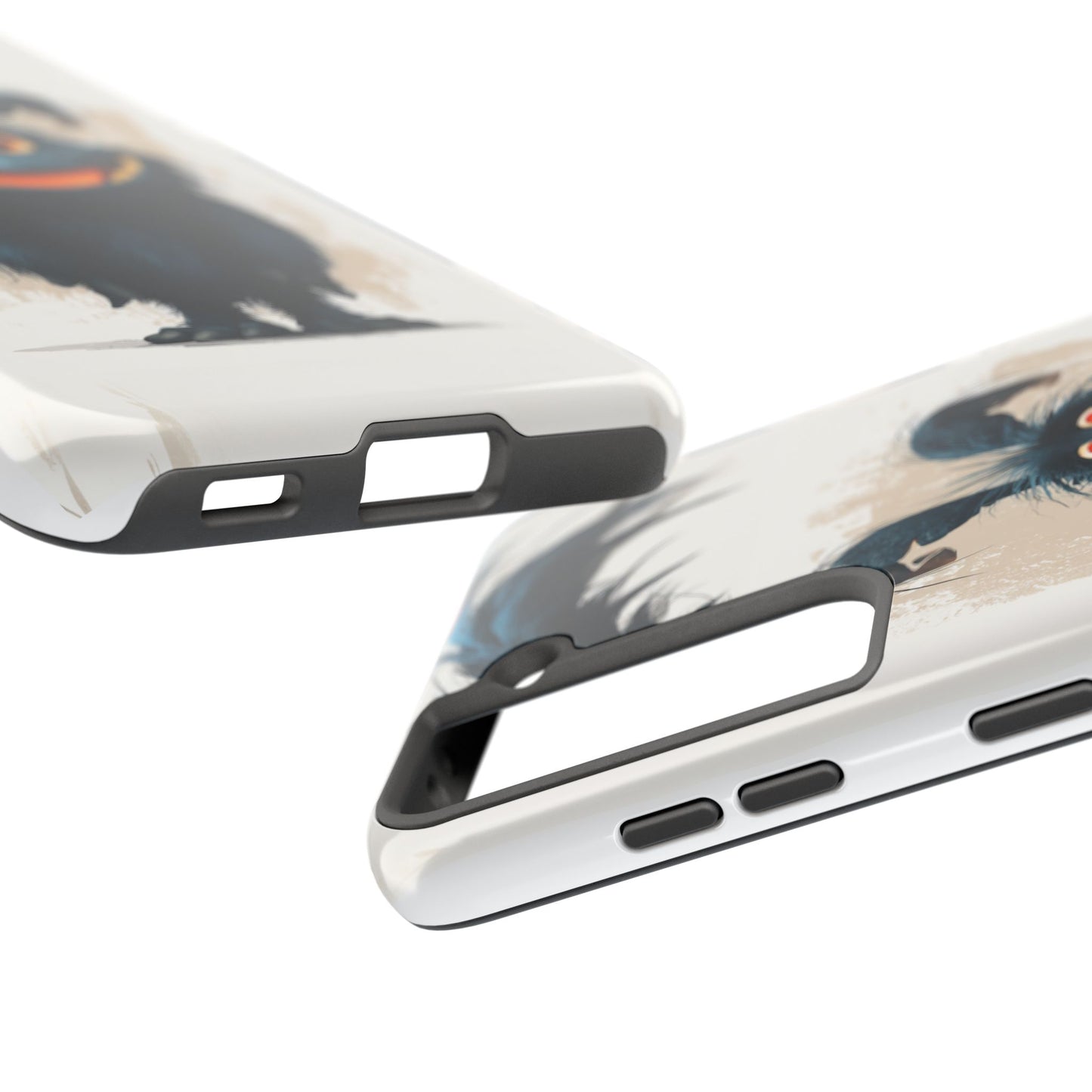 Whimsical Monster Tough Phone Case - Durable Protection for Fun-Loving Individuals