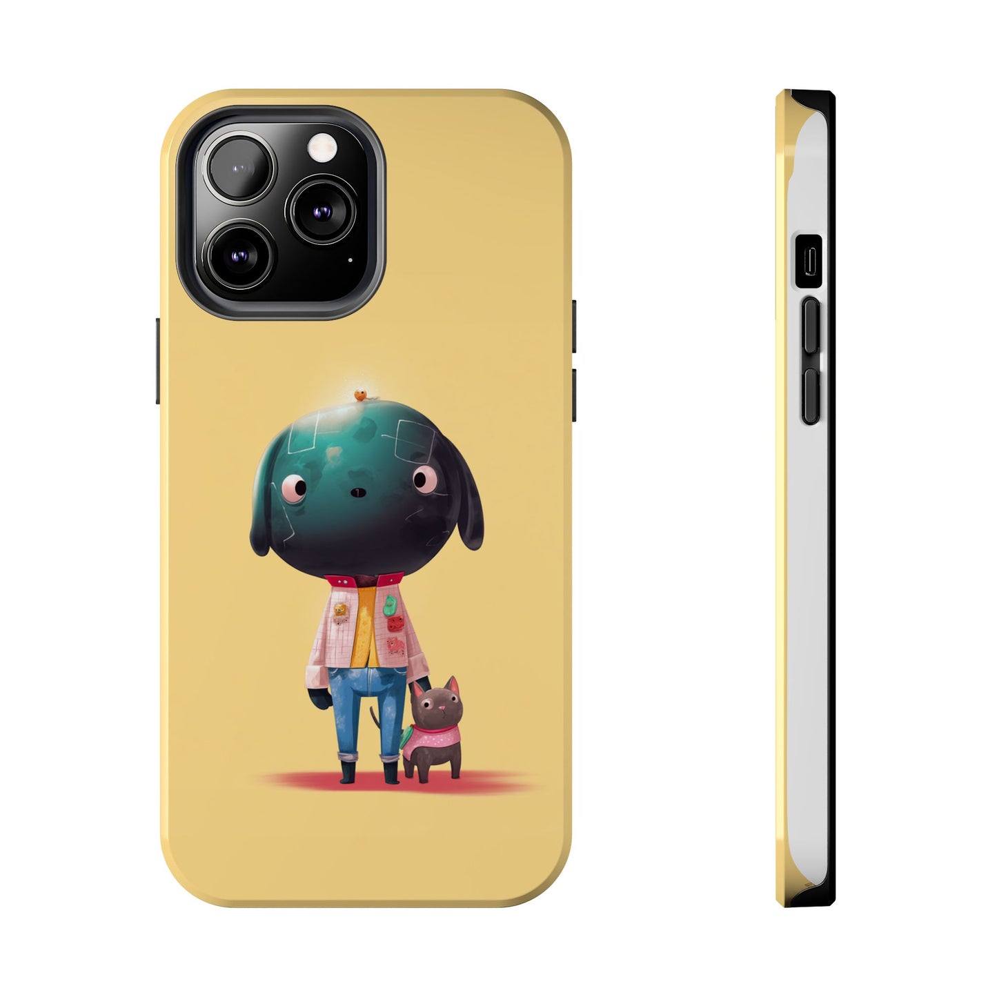 Cute Dog-Themed Tough Phone Cases for Pet Lovers - Durable Protection & Whimsical Design