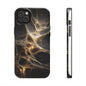 Abstract Cosmic Tough Phone Case - Stylish & Durable Cell Phone Protection