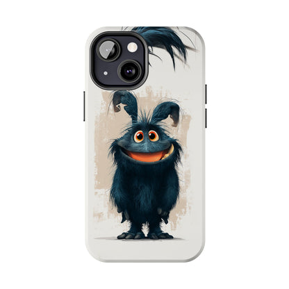 Whimsical Monster Tough Phone Case - Durable Protection for Fun-Loving Individuals