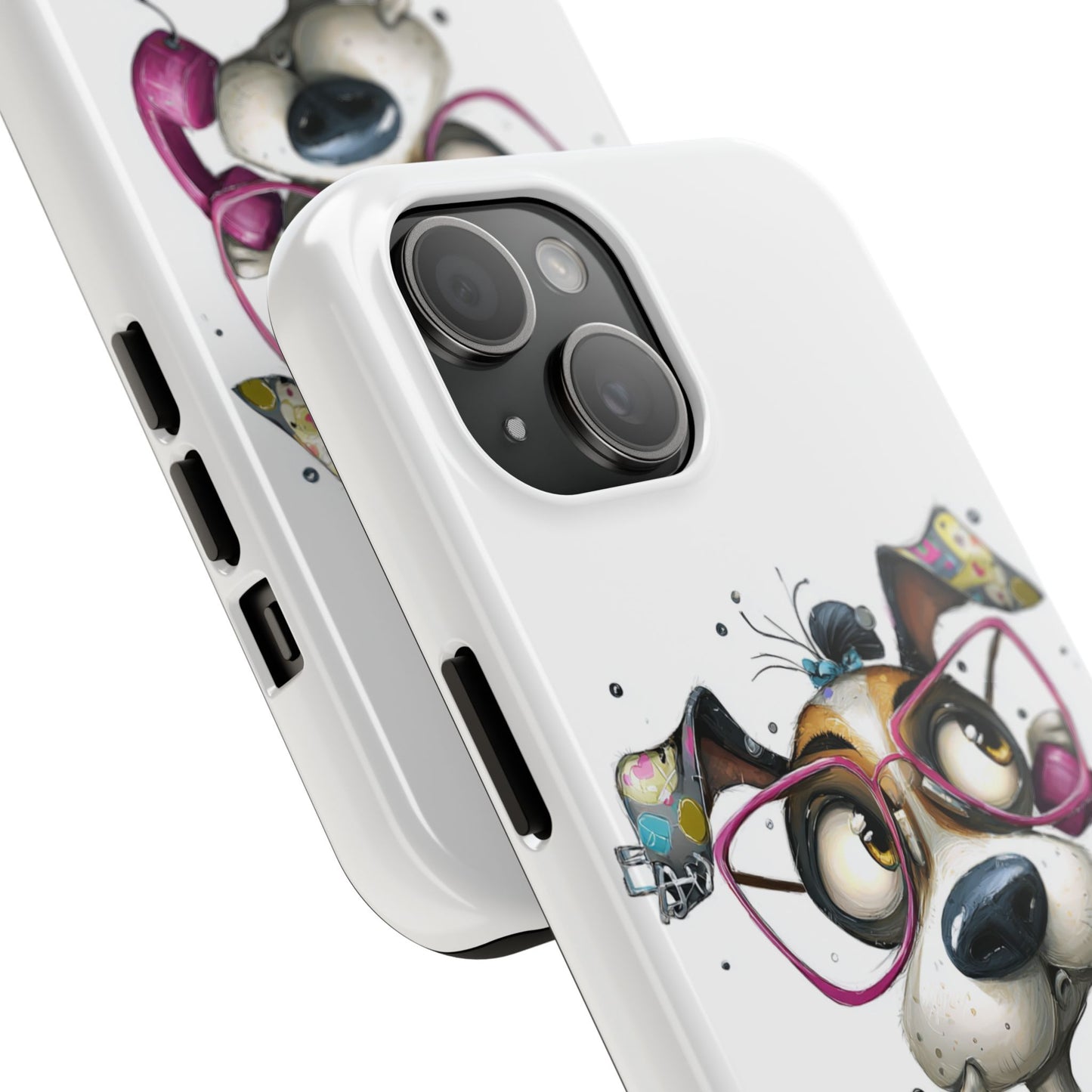 Whimsical Dog Phone Case by Skipper – Premium Art Phone Case for Pet Lovers