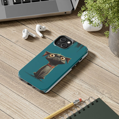 Cute Dog Tough Phone Case - Durable Protection for Pet Lovers