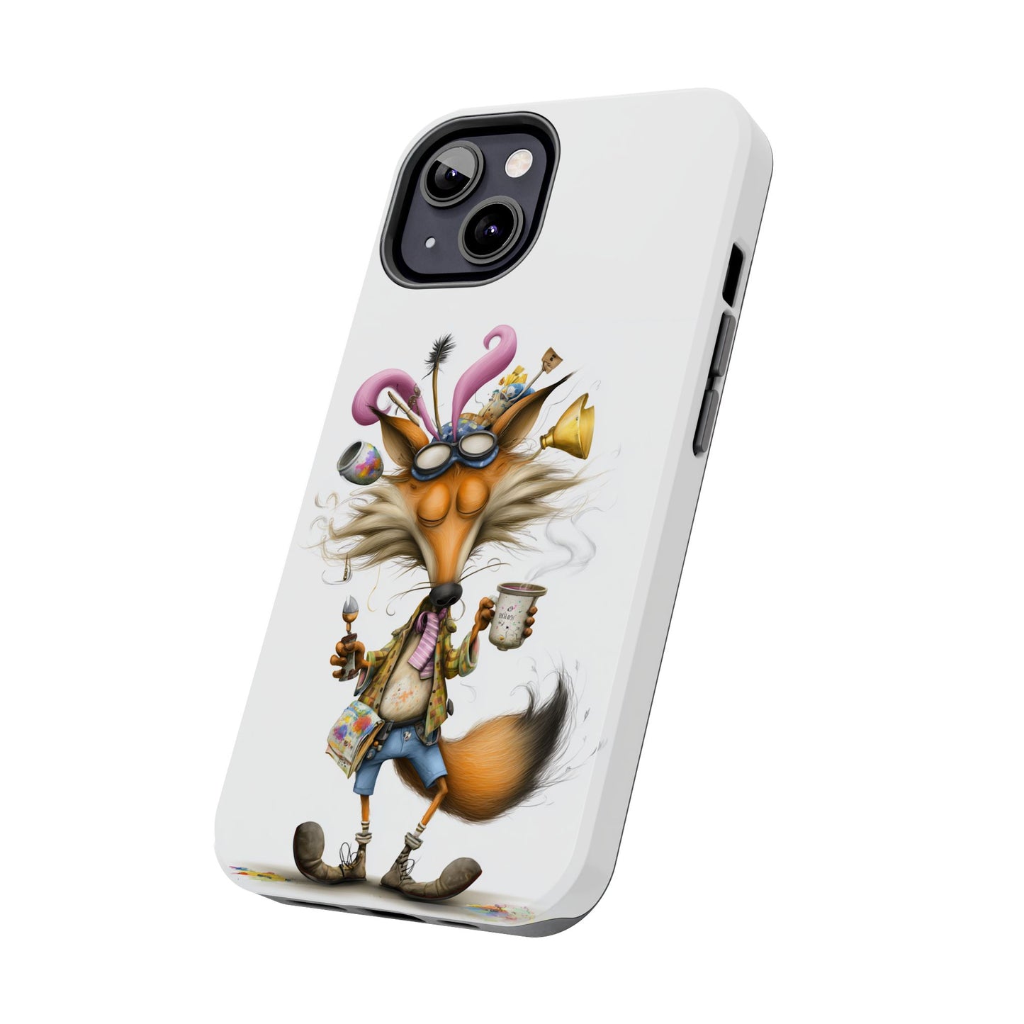 Whimsical Fox Phone Case – Playful Animal Design for Everyday Fun