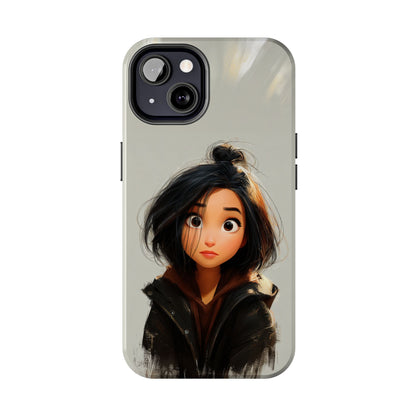 Artistic Tough Phone Case - Unique Design for Creative Souls