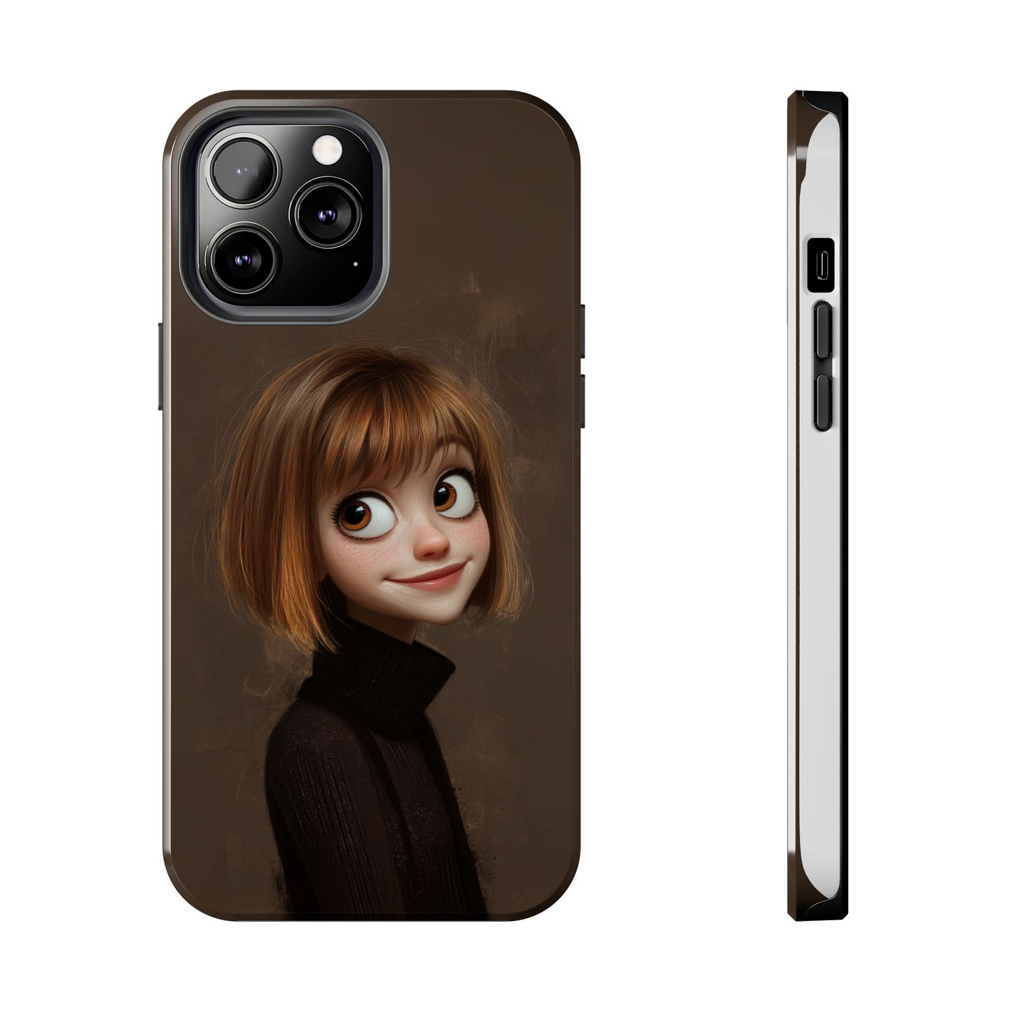 Cute Cartoon Character Tough Phone Case - Durable & Stylish Protection