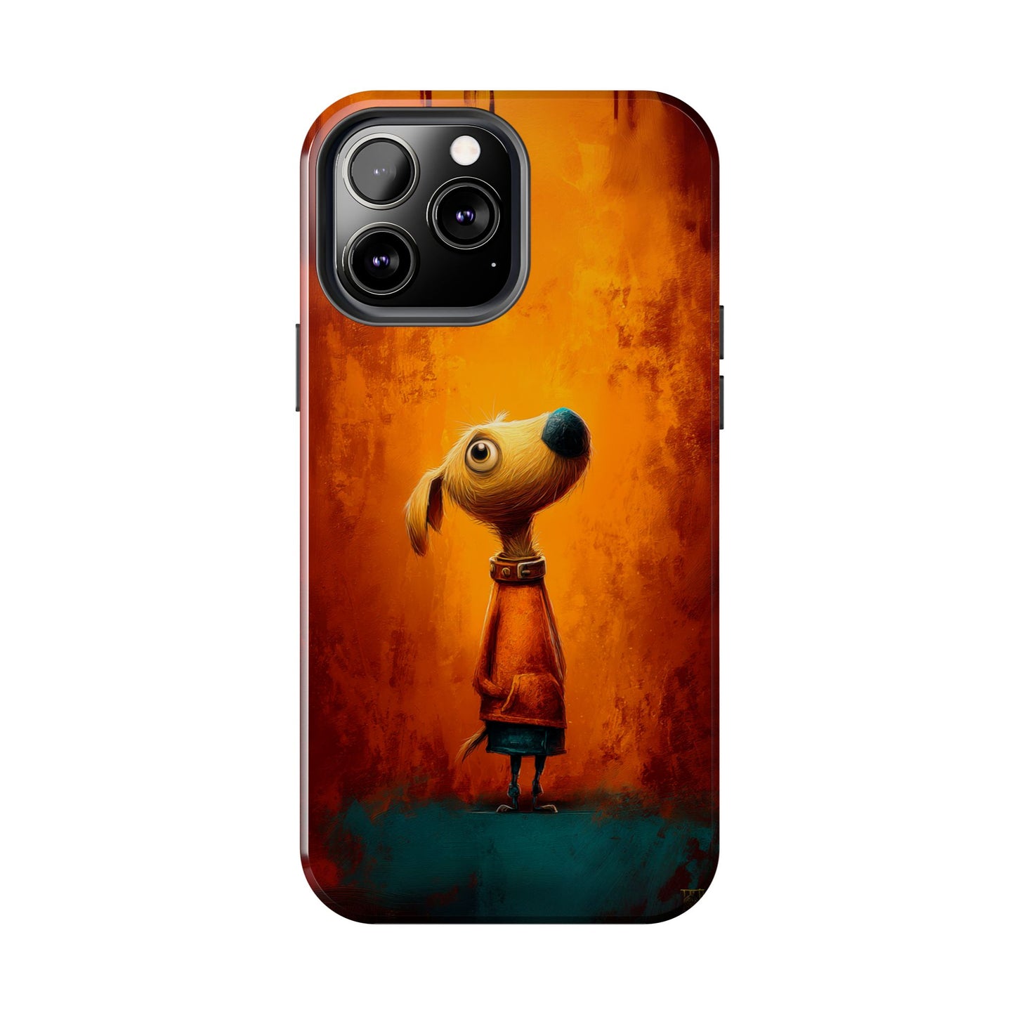 Whimsical Dog Art Tough Phone Case - Durable & Stylish Pet Lover Accessory