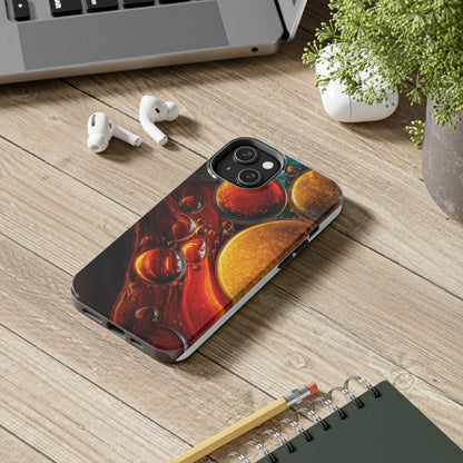 Vibrant Abstract Tough Phone Case - Protective Cover with Colorful Design