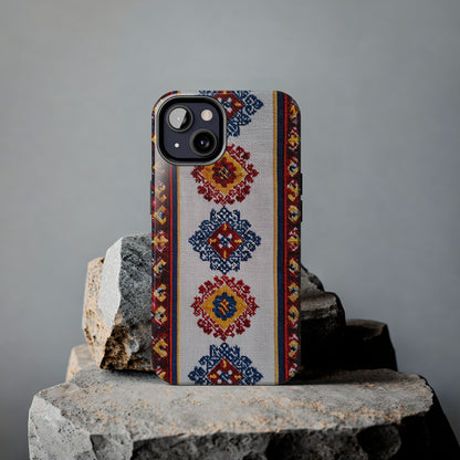 Artistic Romanian Bohemian tech case for smartphones