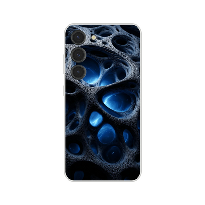 Artistic tough phone protector showcasing abstract surface details