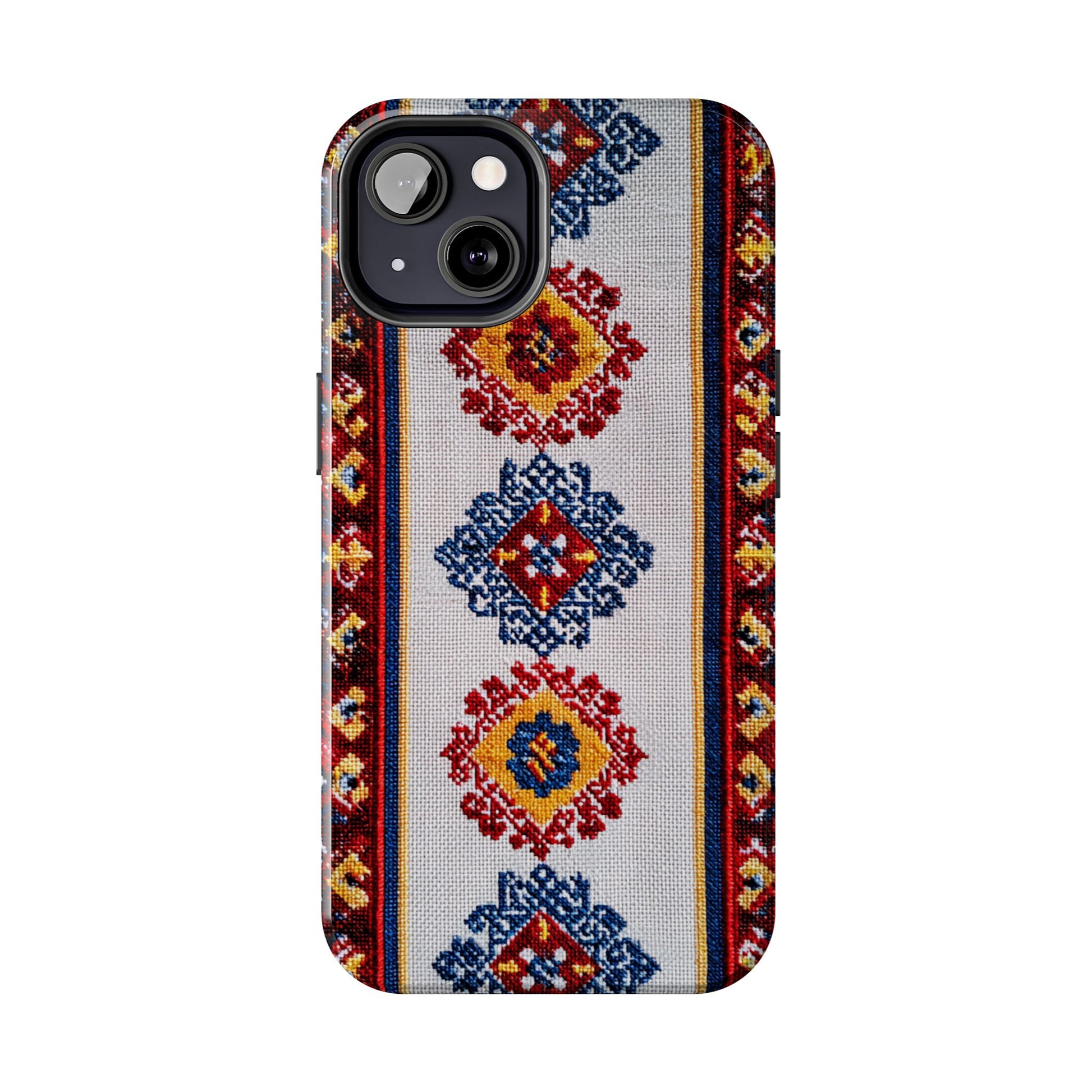 Boho style tough phone case for modern travelers