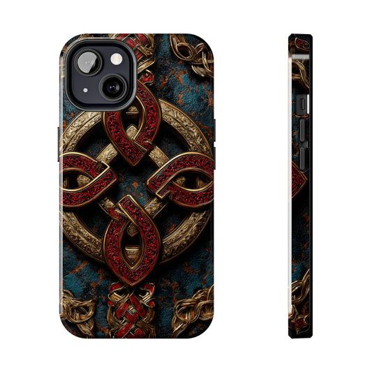 Celtic Knot tough phone case close-up front view