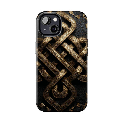 Celtic knot pattern close-up on tough case