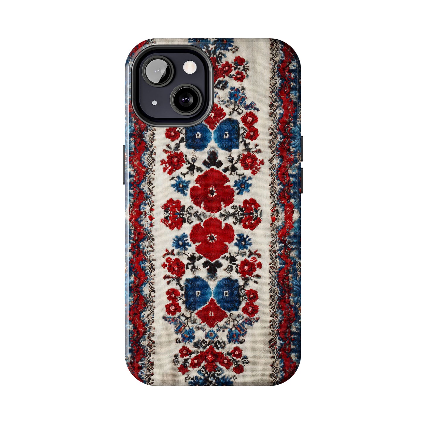 Colorful Bohemian floral tough phone cover for iPhone