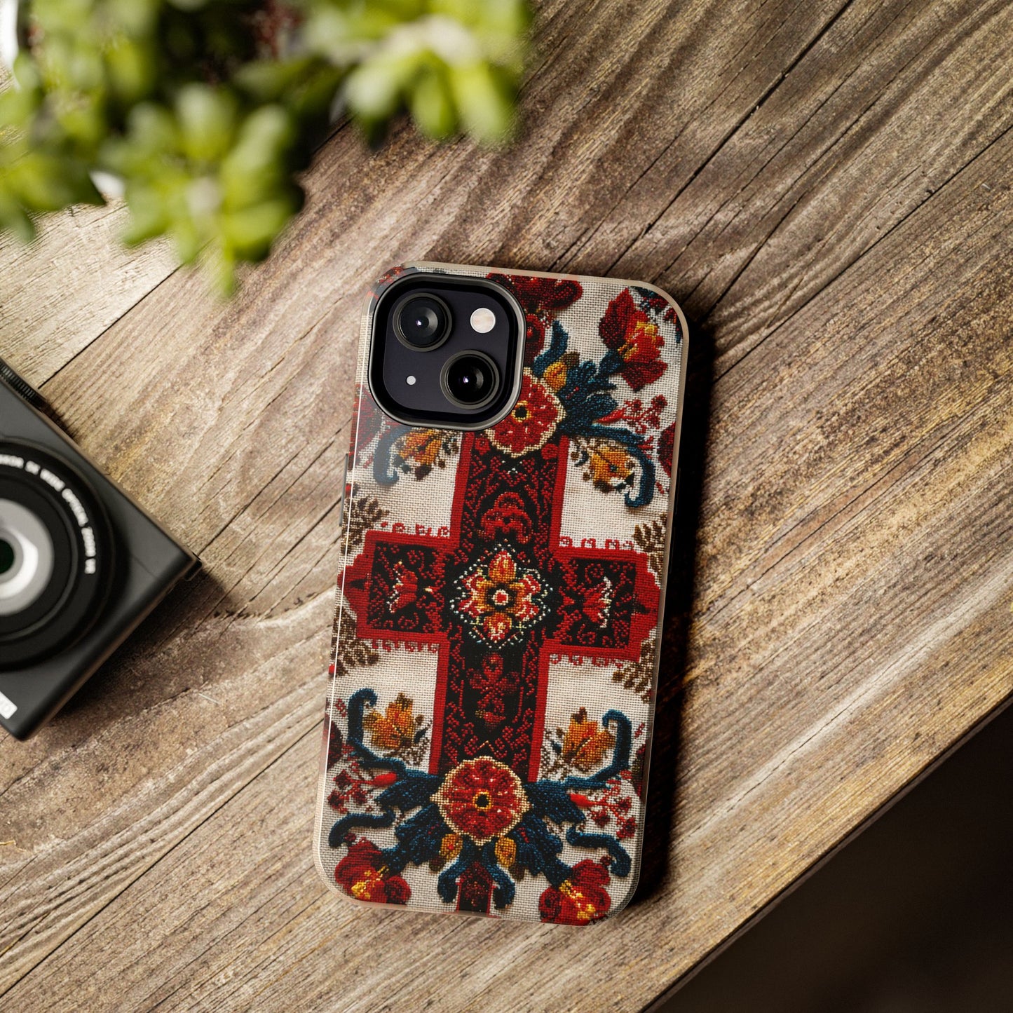 Colorful Boho Hungarian inspired phone case for iPhone