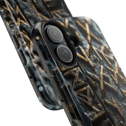 Durable ancient symbol phone cover back view