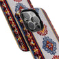 Durable phone cover featuring Romanian-inspired folk art design