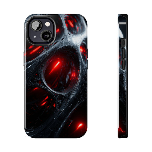 Edgy tough phone case with shockproof protective design mockup