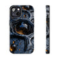Hexagonal armored phone case by Skipper – back view