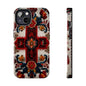 Hungarian style Bohemian tough phone case front view