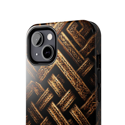 Modern tech accessory featuring bold Viking symbols