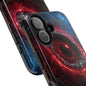 Protective dual-layer phone cover with esoteric symbol