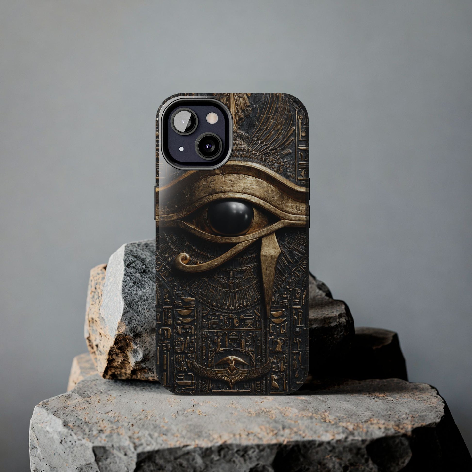 Protective phone case featuring Egyptian Eye ancient symbol