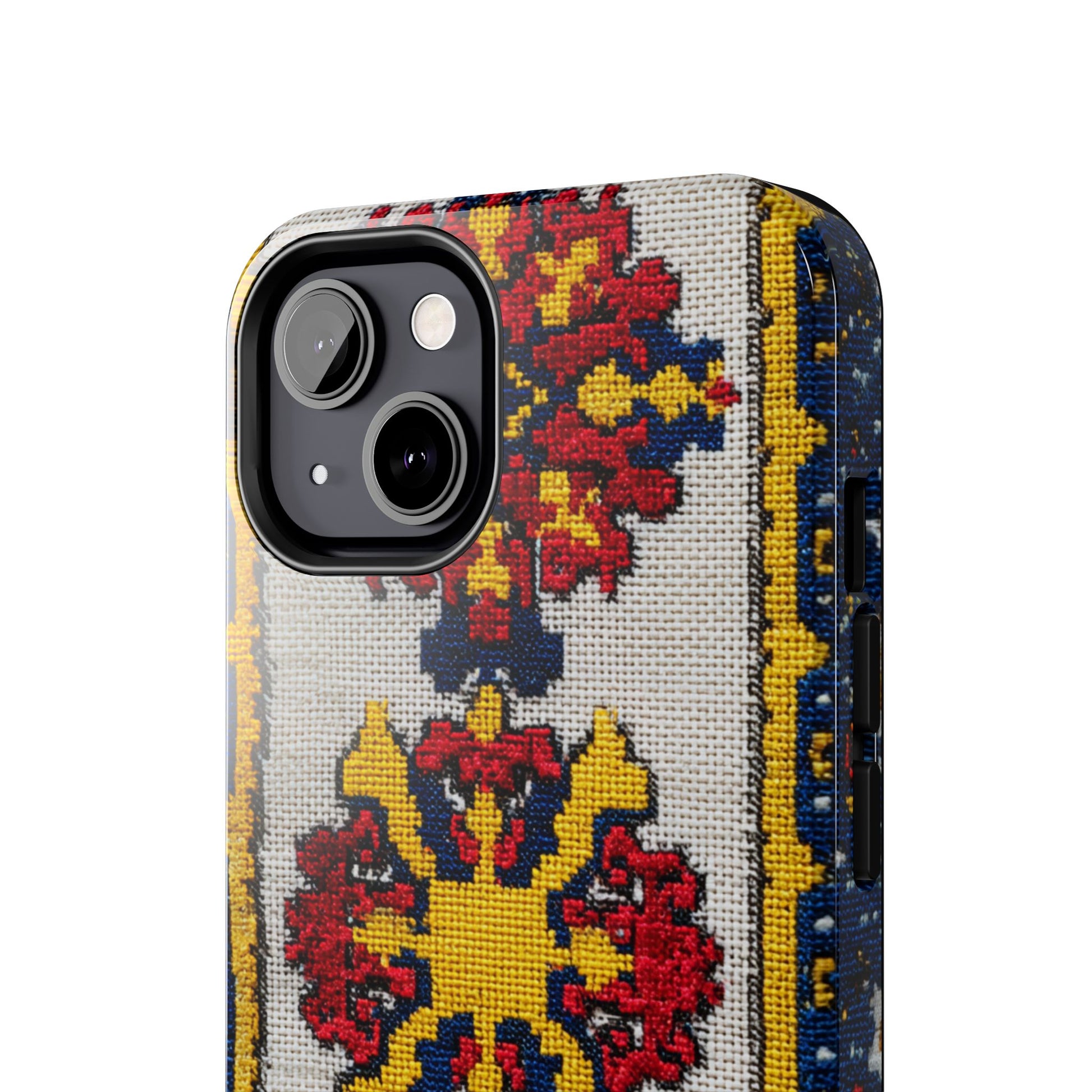 Romanian embroidery inspired floral phone accessory