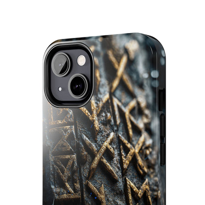 Rugged rune pattern phone cover for Samsung