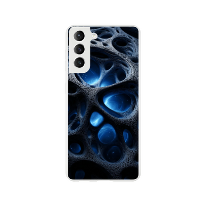 Statement phone case with bold textured pattern by Skipper