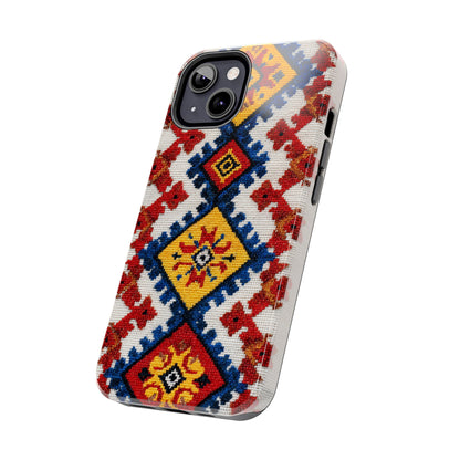 Stylish phone accessory featuring vibrant boho patterns